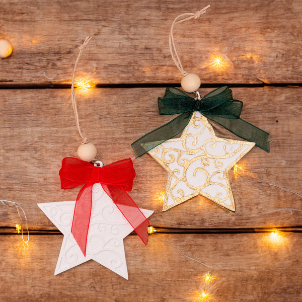 Pure Daisy Christmas Ornaments