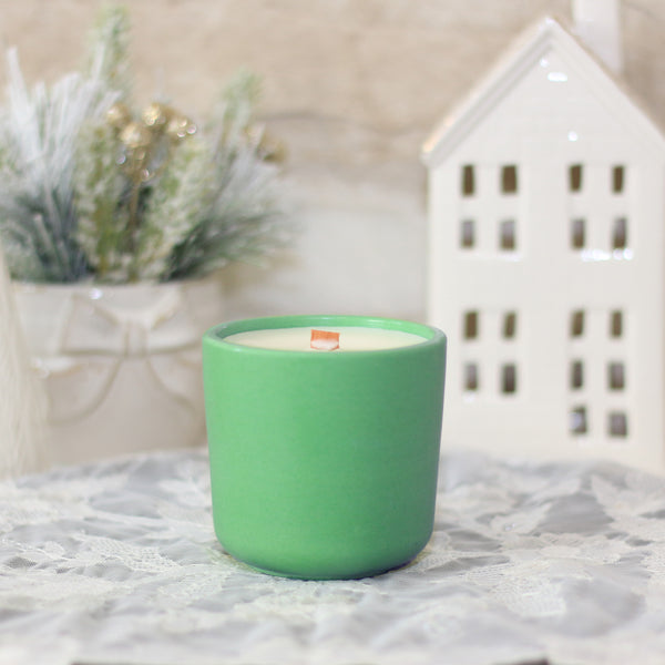 Forest Whisper Stone Candle Jar