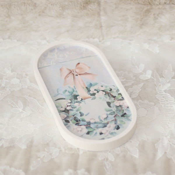 Blush Wreath Trinket Tray