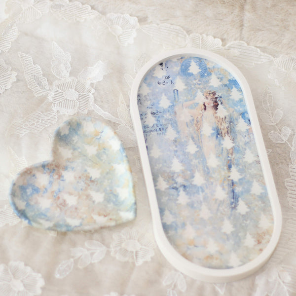 Vintage Angel Trinket Tray