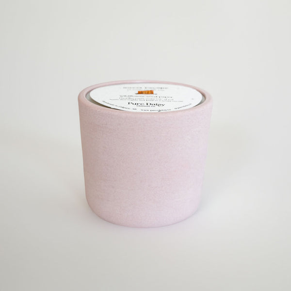 Sweet Escape Stone Candle Jar
